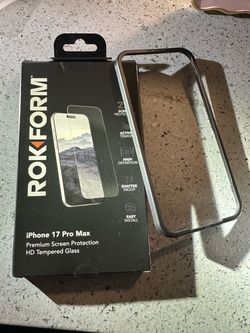 Rock Form IPhone 17 Pro Max premium screen Protection