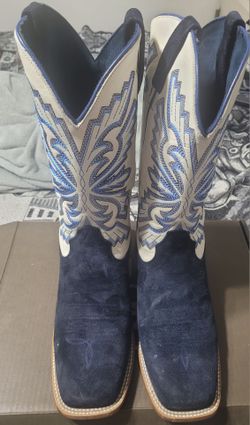 Ariat Men's Sting Indigo Roughout Square Toe Western Boot