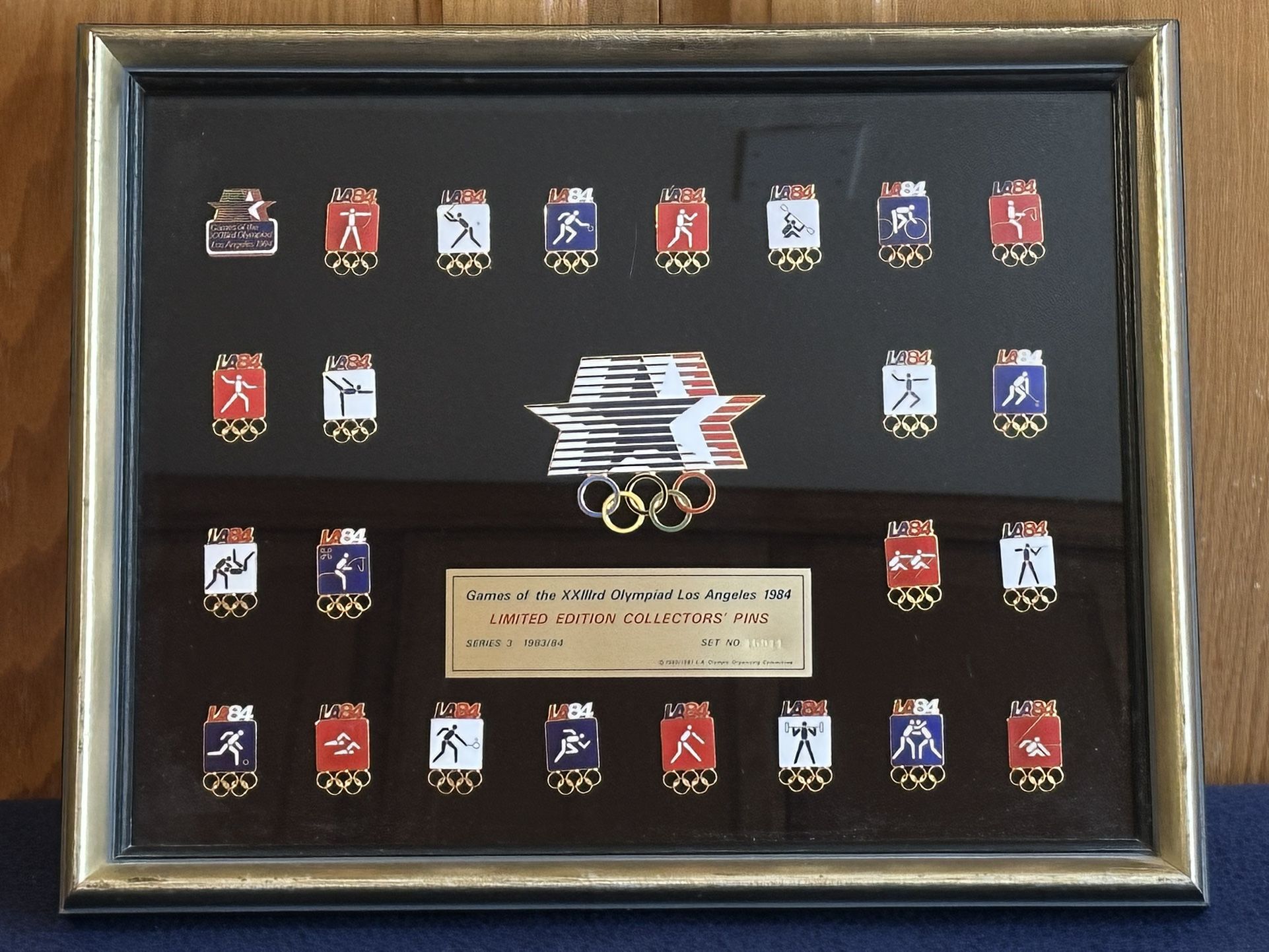Vtg Limited Edition Collectors’ Pins Series #3 1983/1984 Games of Olympiad Los Angeles 1984