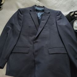 Macy's Blue Suit, 46R