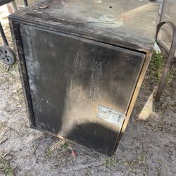 Mini Fridge In A Handmade Box  Made For Man Cave