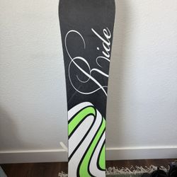 145cm Ride Snowboard, Bindings, Boots