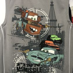 New Boys Cars Movie Mater Sleeveless Tank & Shorts Set Size 6