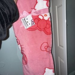 Hello Kitty Bow Blanket