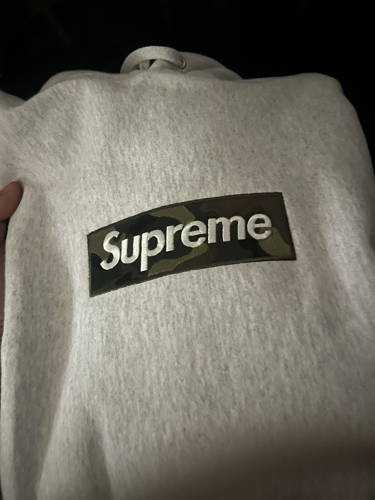 Supreme Box Logo Camo Hoodie