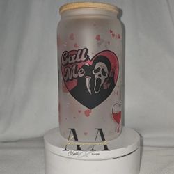 Scream Ghostface Glass Tumbler