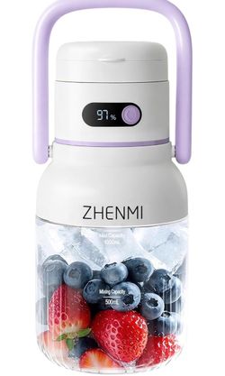 Portable Blender, Personal Smoothie & Shake Blender, 33oz BPA-Free Vessel, Leakproof Lid with Sip Spout, USB-C Rechargeable, Detachable & Easy-to-Clea