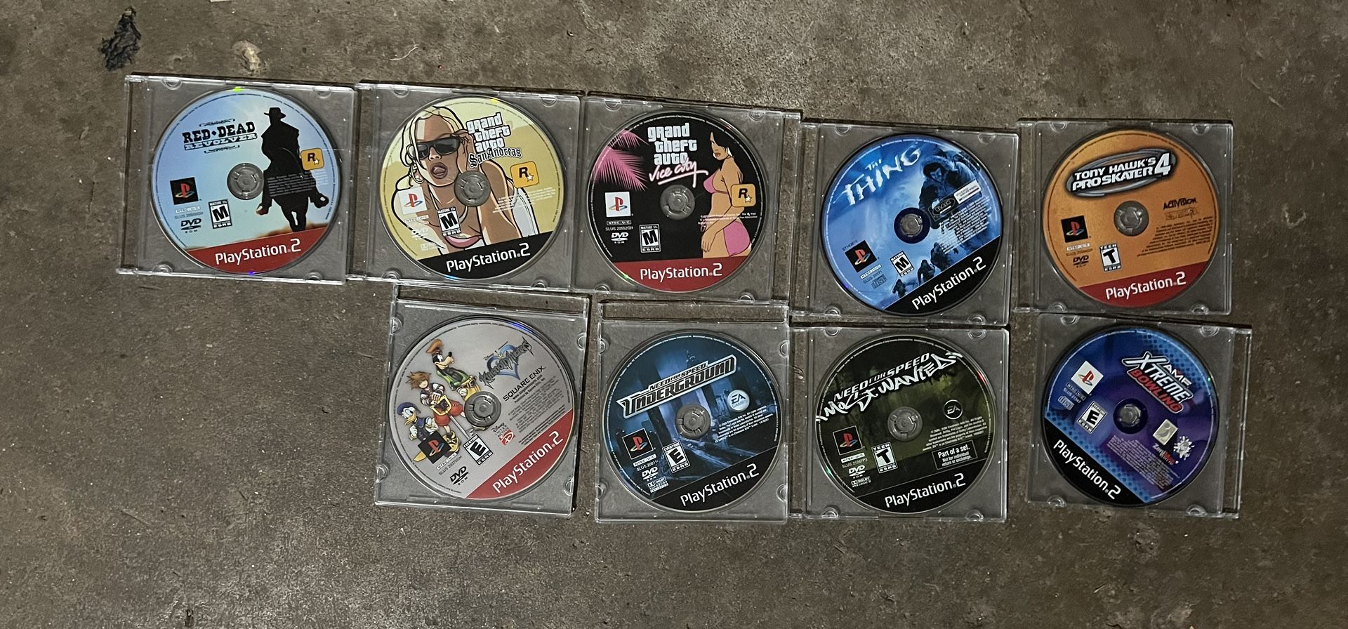 Ps2 Games $10-20 Each