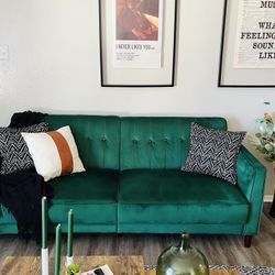 Beautiful Green Sofa Bed 