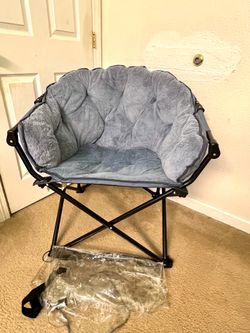 Comfy Folding Saucer Chair