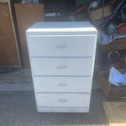 Small vintage wood dresser