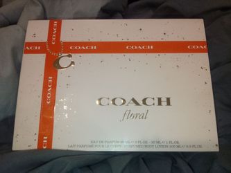 Coach floral gift set