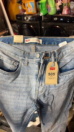 Levi's 505 Regular Straight Leg Jeans