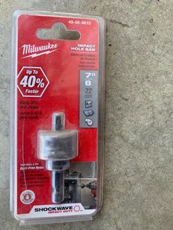 Milwaukee Shockwave Impact Hole Saw 7/8"