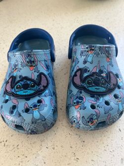 Stitch Crocs. Toddler size 10