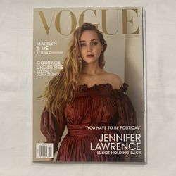 Vogue Jennifer Lawrence “Is Not Holding Back” Issue October 2022 Magazine