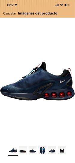 Nike Zapatillas Hombre Air Max Dn Roam (Obsidiana/Chile Rojo/Azul Lagoon/Plateado Metálico)