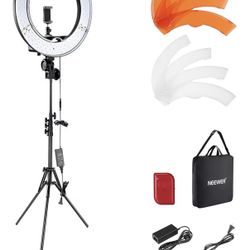 NEEWER 18inch Ring Light Kit with Stand