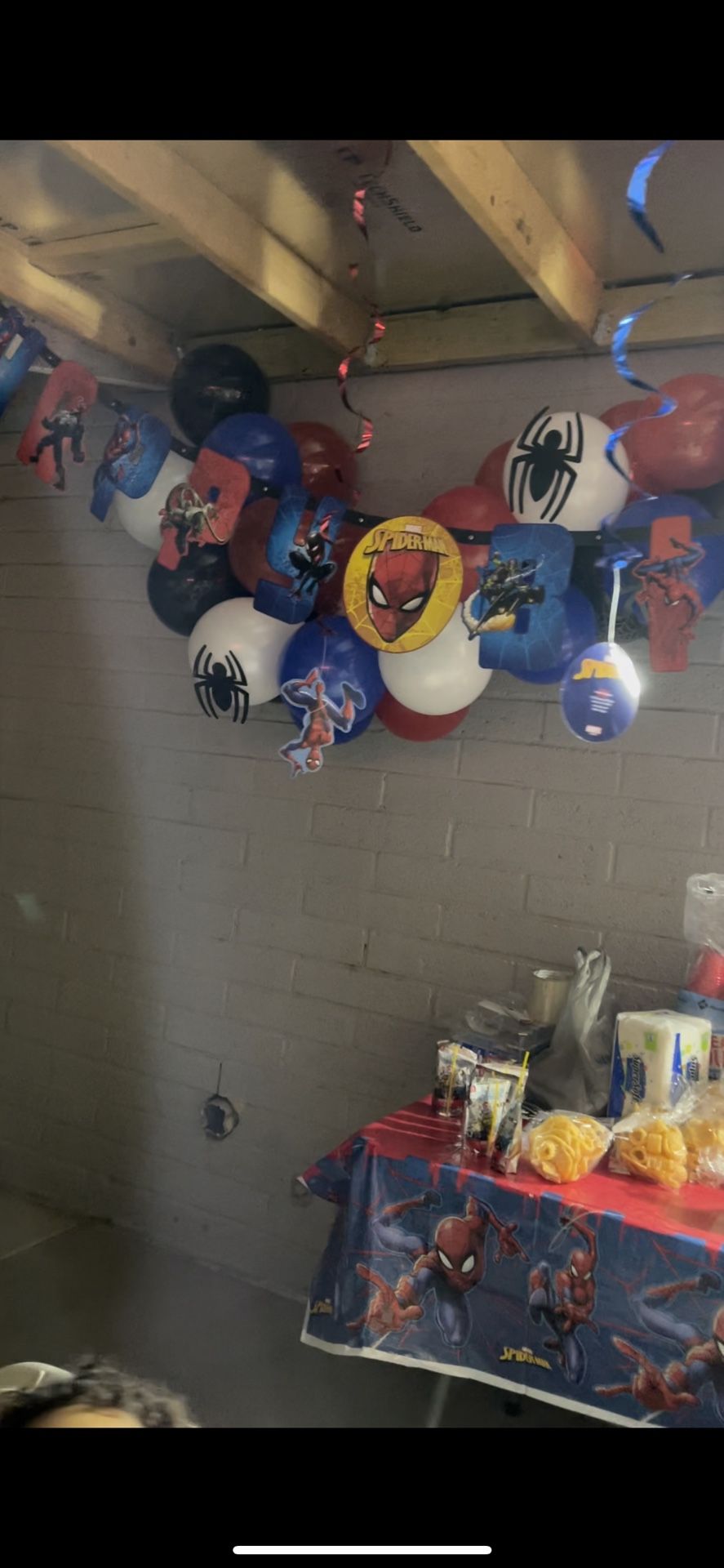 Spider Man Party/trunk Or Treat Decor