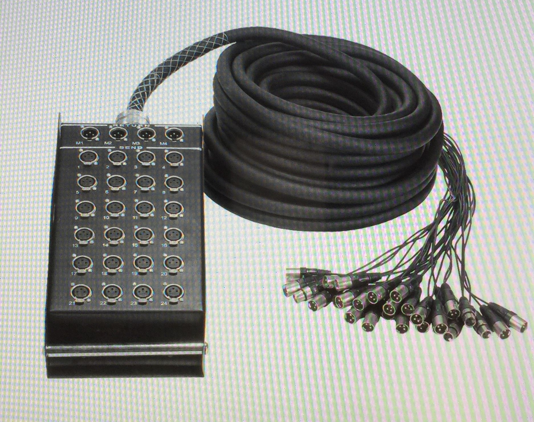 Stage Audio Snake 24x4 100ft Pro