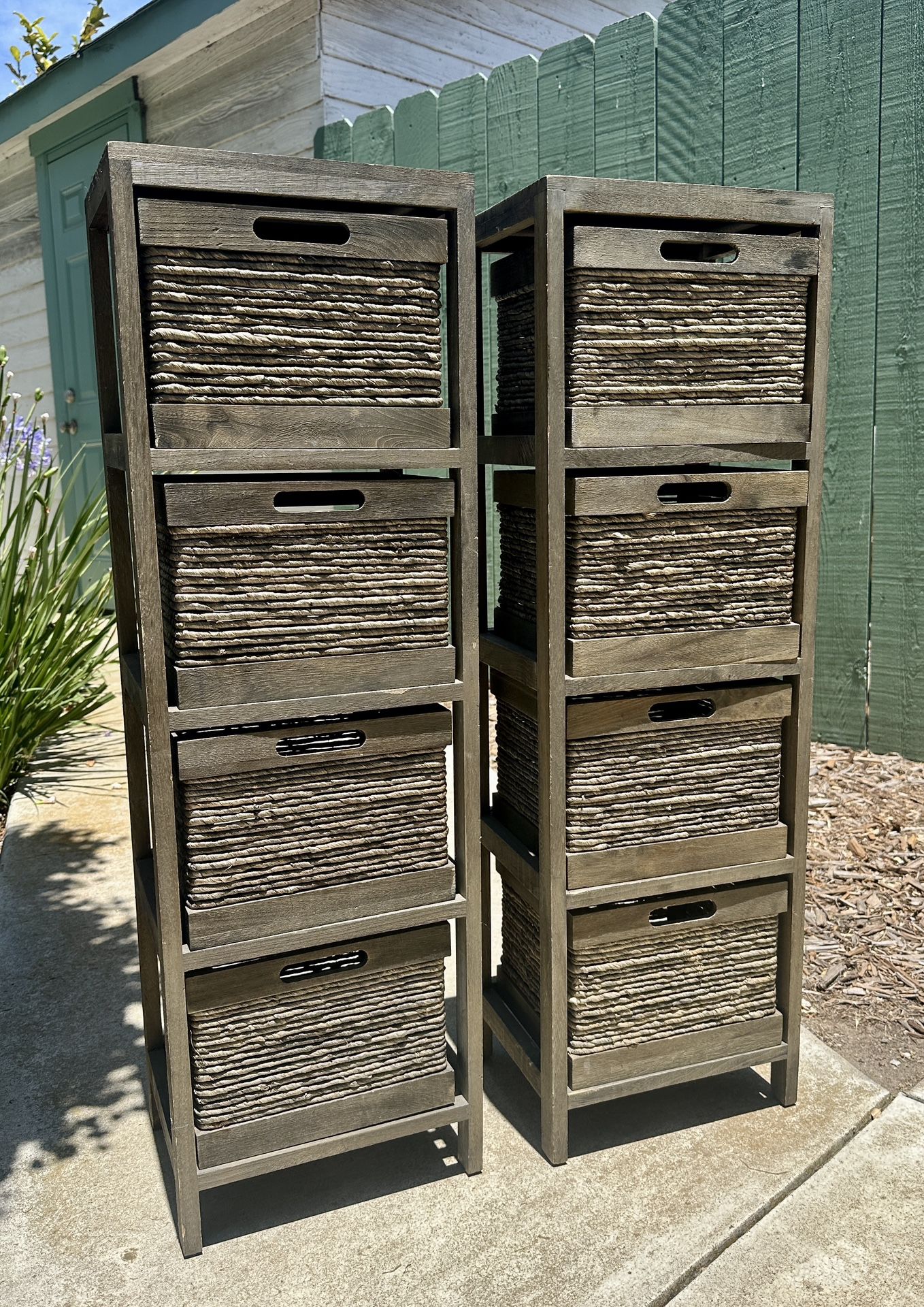 Cabinets with Drawers. $45 for both or $25 for one.