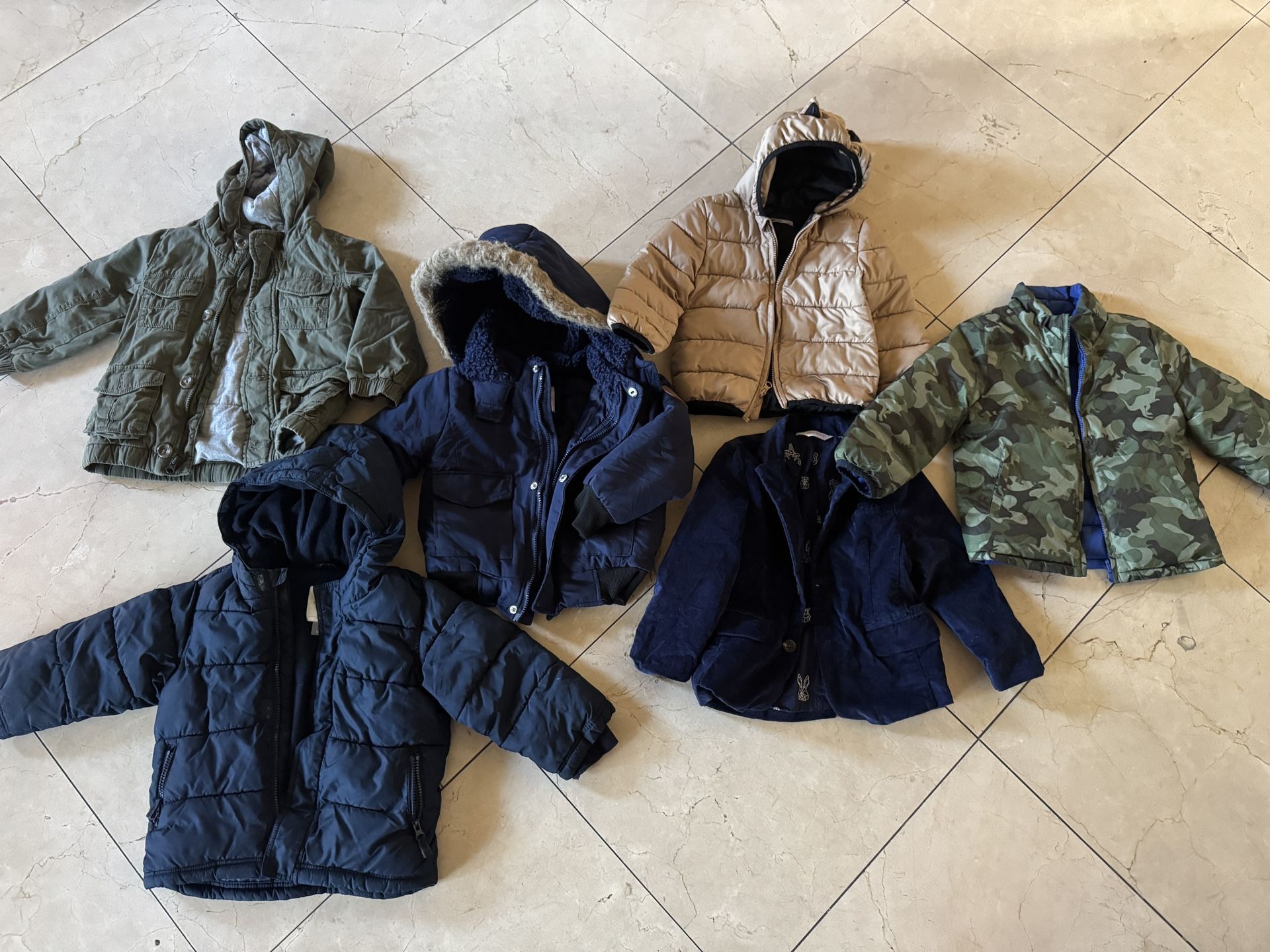 Toddler Boy 3T Jacket Bundle Lot