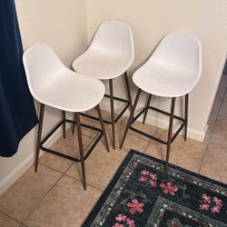 3 Mid Century modern Barstools