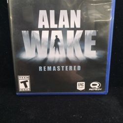 Alan Wake Remastered For The Playstation 5