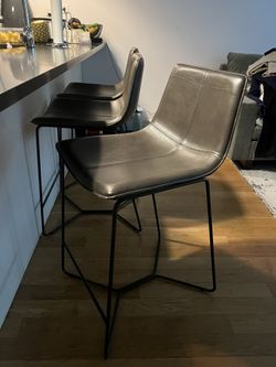 3 West Elm Stools 