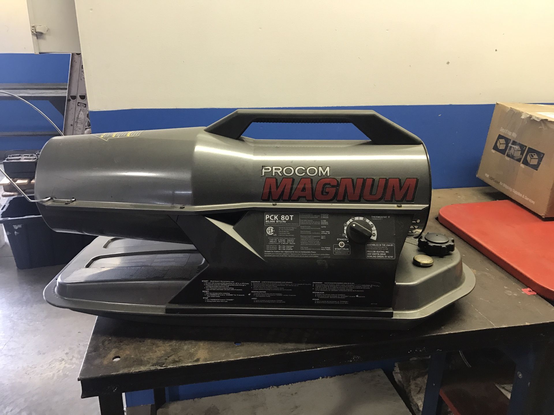 Shop heater kerosene or diesel