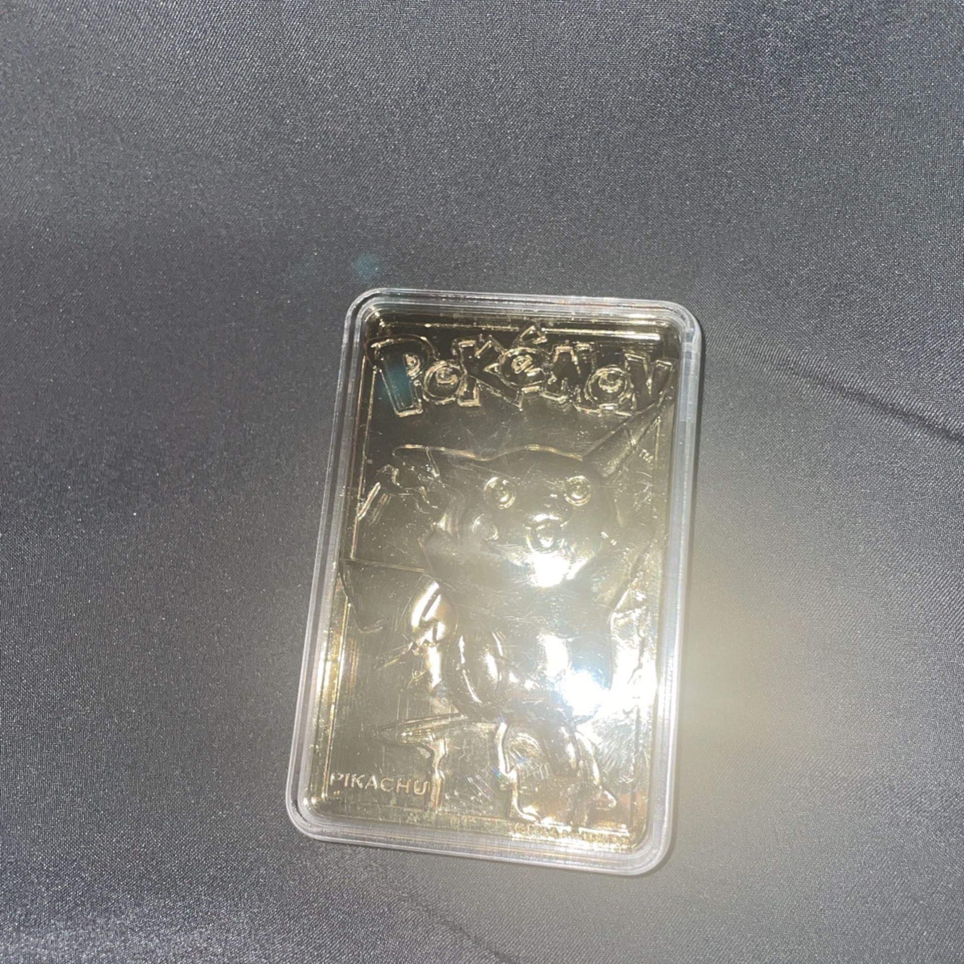 Pokémon 23 Karat Gold 25 Pikachu Certificate Of Authenticity