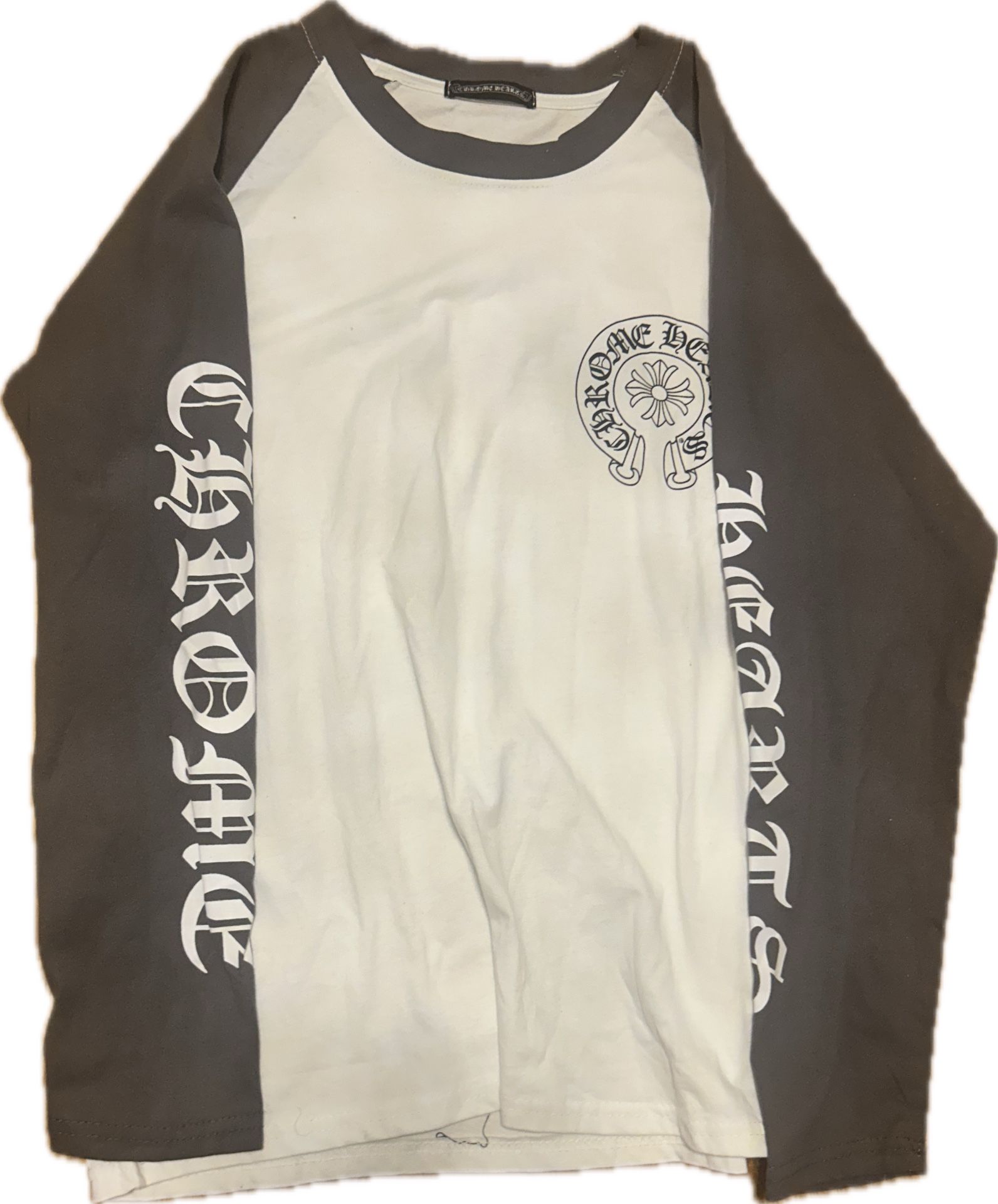 Chrome hearts white & gray long sleeve