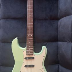 1993 MIJ Fender Stratocaster In Matte Sea Foam Green 