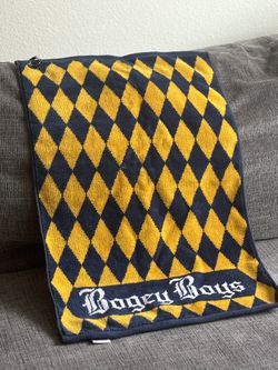 Bogey boys Hand Towel Limited Edition Blue/yellow 