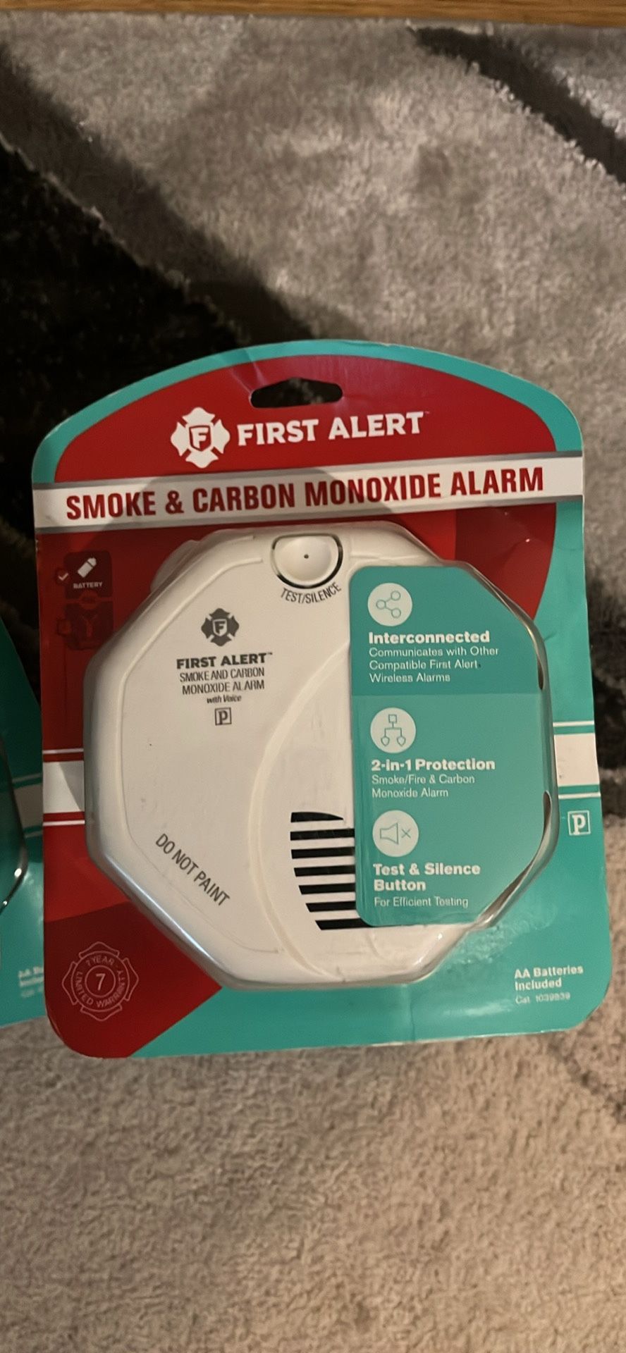New First Alert Wireless Smoke And Carbon monoxide Alarm