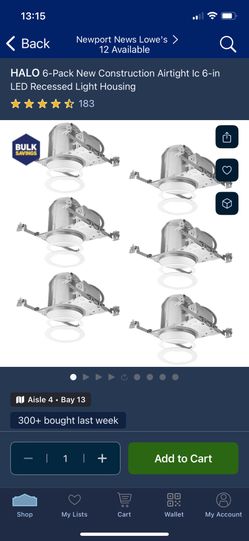 Can Lights *NEW* Never Opened