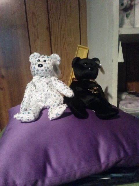 Beginning And End Two Beanie Babies