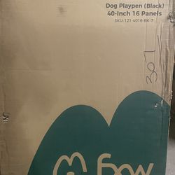 😀 FXW 16 panels 40" Height Instant Dog Playpen Designed for RV Trips, for Large Dogs