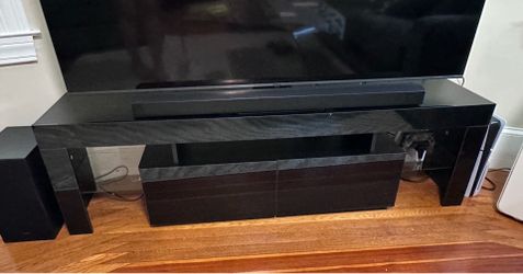 63" TV Stand with LED Lights, for up to 70" TV.