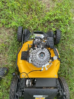 Please read direction DeWalt RWD Gas Push Lawn Mower
