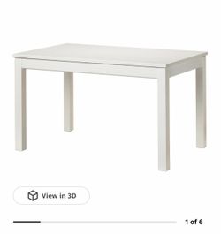 IKEA LANEBERG white table