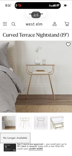 West Elm night stand