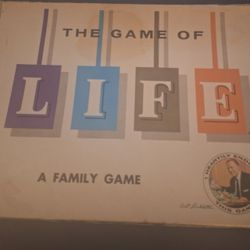 1960 Orginal Box The GAME Of LIFE 