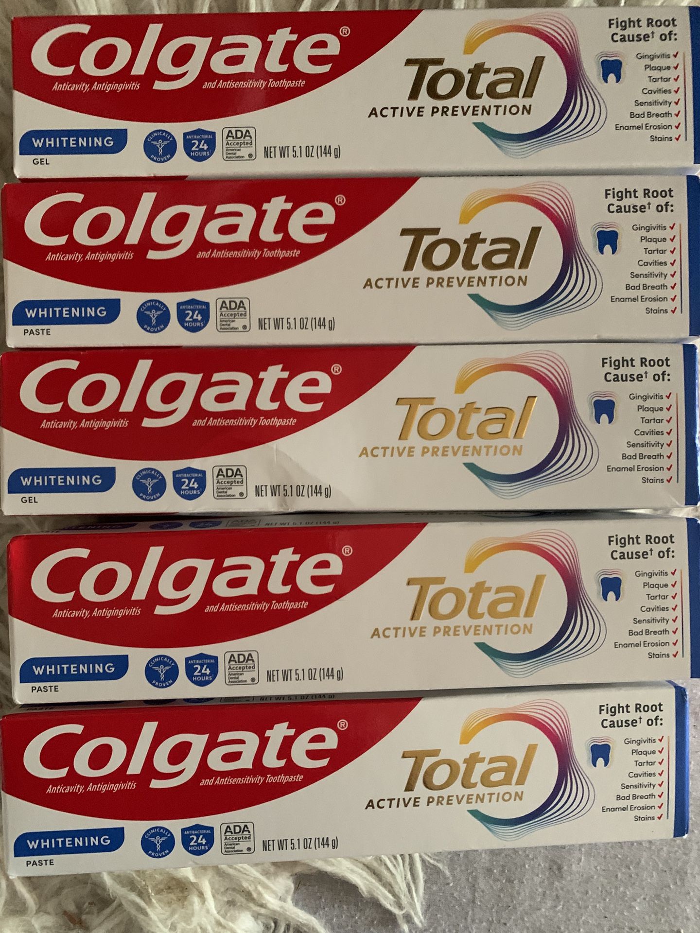 4/$10 Colgate Total (large Size)