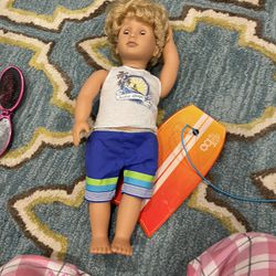 American Girl Doll Surf Boy