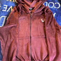 True religion zip up jacket