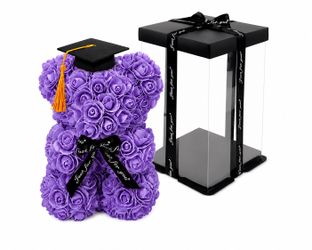 Graduation Rose Bear