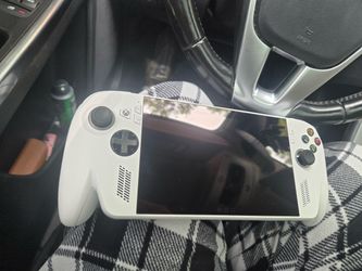 White ASUS ROG Ally handheld