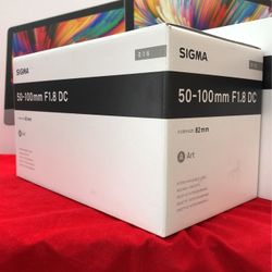 Sigma 50-100mm f/1.8 DC HSM Art Lens for Canon EF