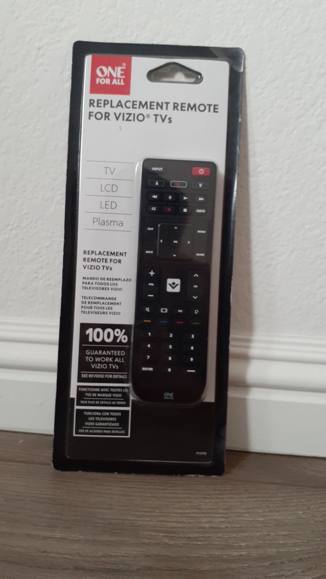 Vizio replacement remote control